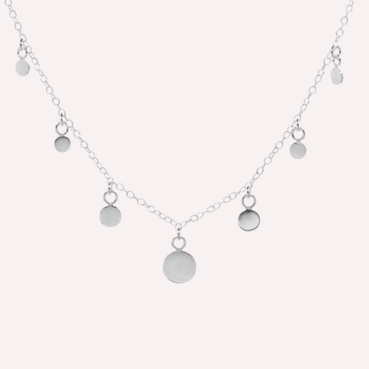 Collar Moneditas - Plata 925