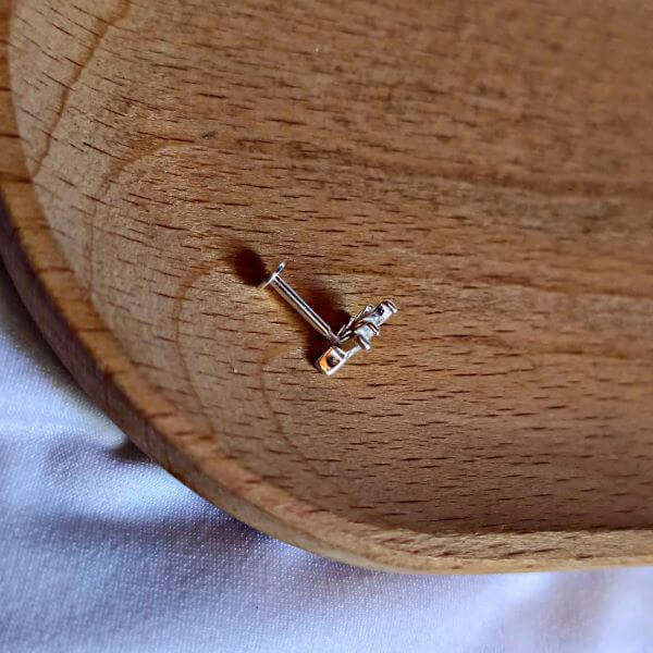 Piercing Espiga Tope Plano