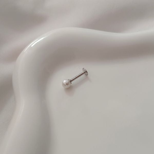 Piercing perla Tope Plano