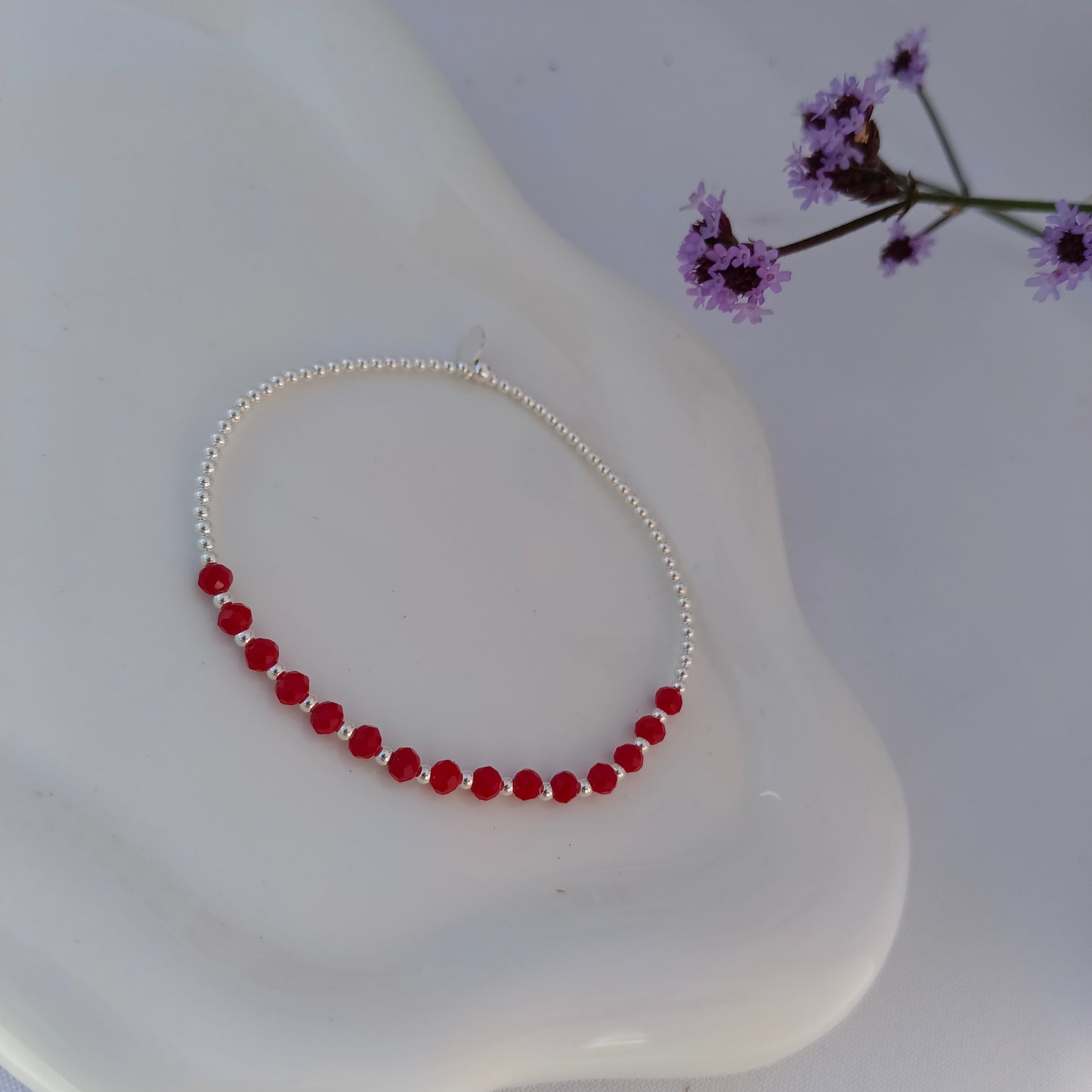 Pulsera Roja Cristales Mitty