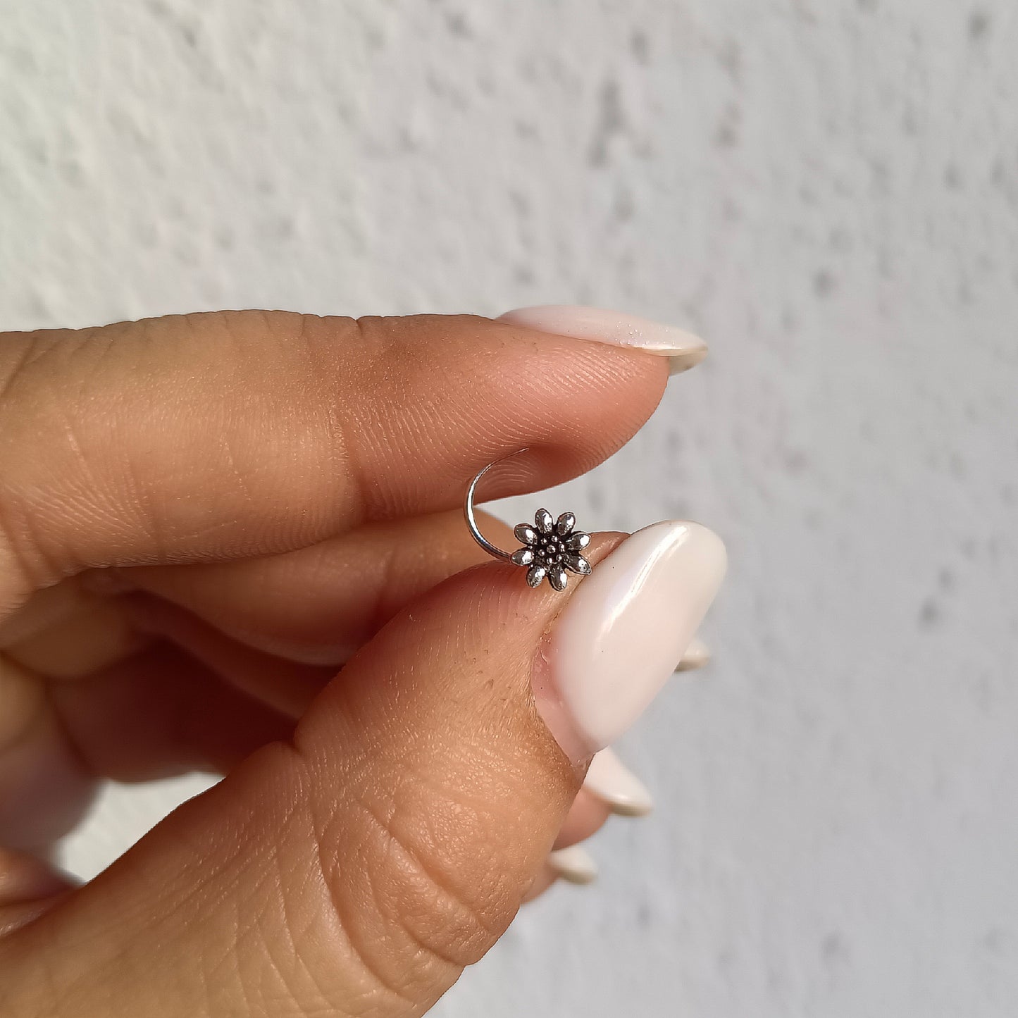 Piercing Nostril Silver Bloom- Plata 925