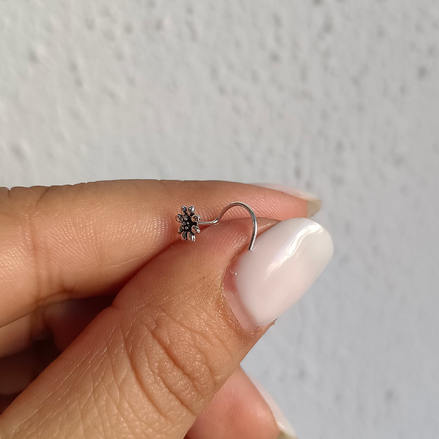 Piercing Nostril Silver Bloom- Plata 925