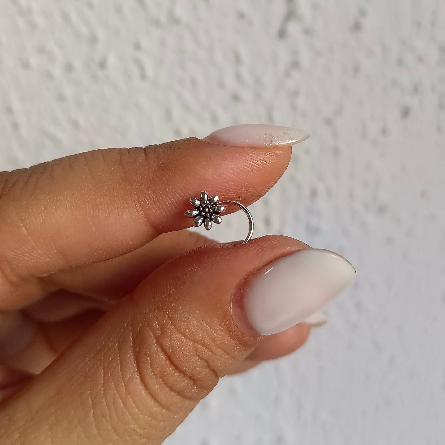 Piercing Nostril Silver Bloom- Plata 925