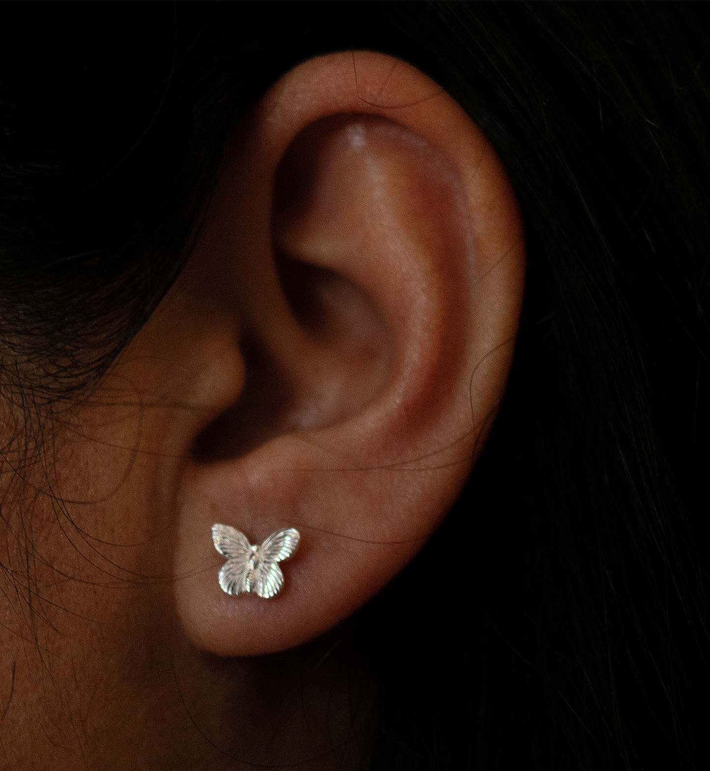 Aros Mariposa - Plata 925