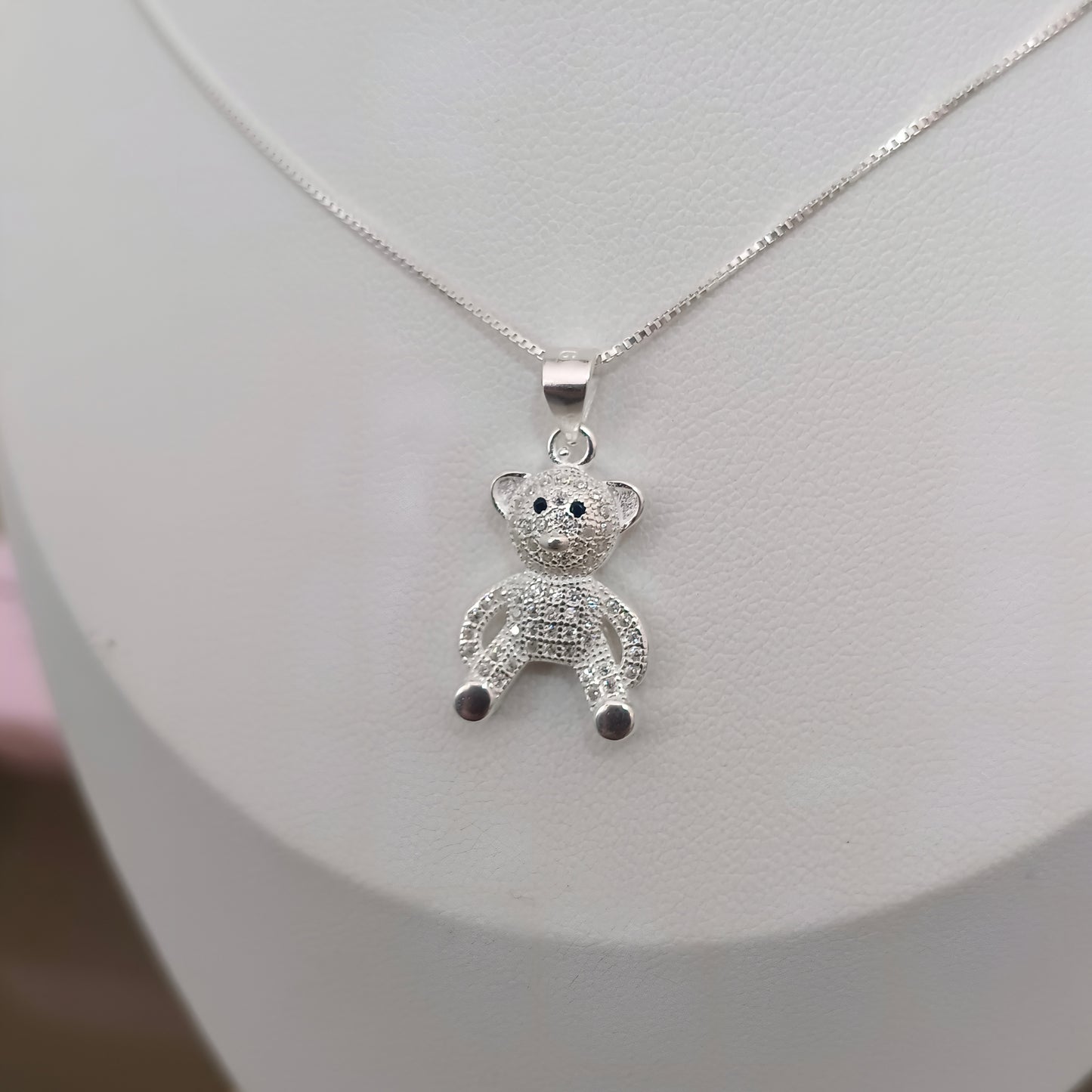 Collar osito - Plata 925