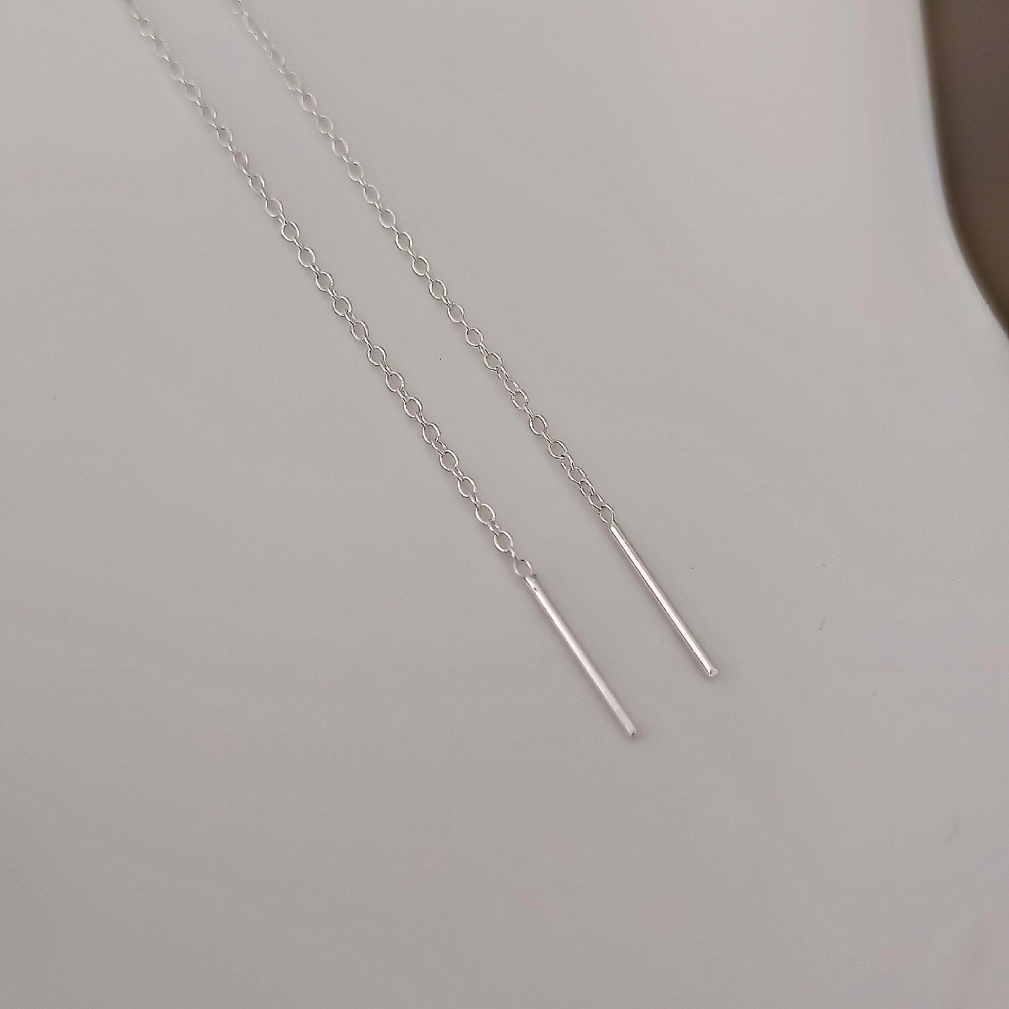 Aros pasadores trío bright - Plata 925