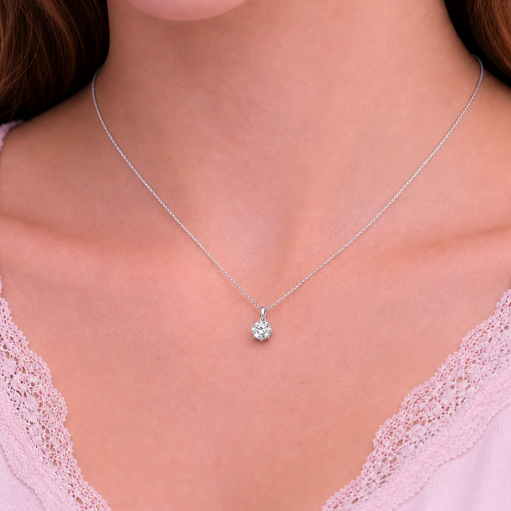 Collar Punto de Luz 5mm - Plata 925