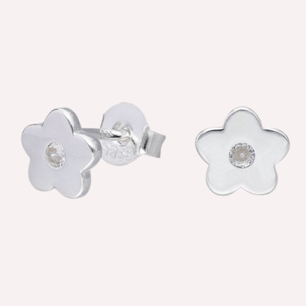 Aros Flower - Plata 925
