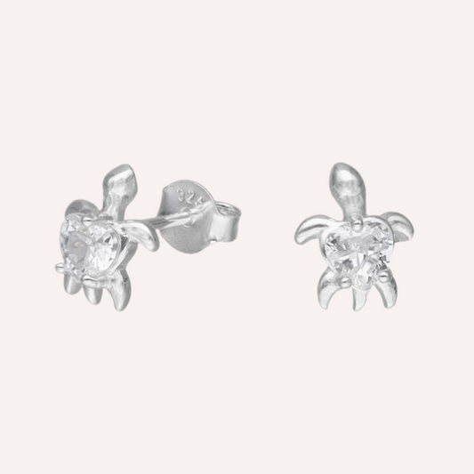 Aros tortuga - Plata 925
