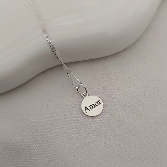 Collar Placa Amor