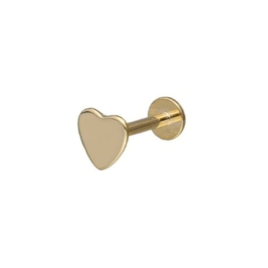 Piercing Corazón Gold