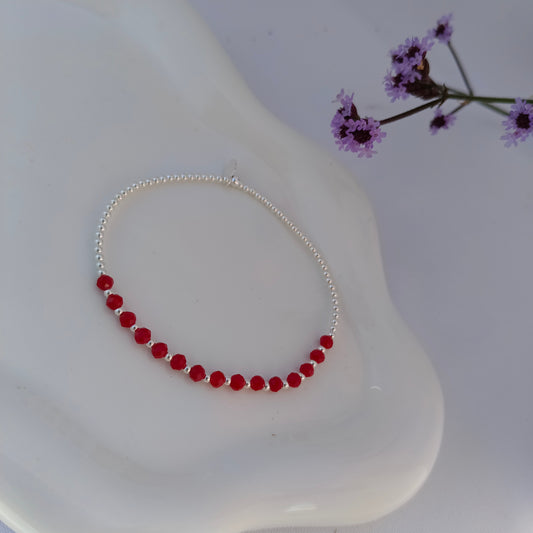 Pulsera Roja Cristales Mitty