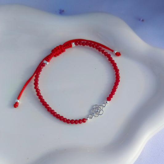 Pulsera Macramé Flower