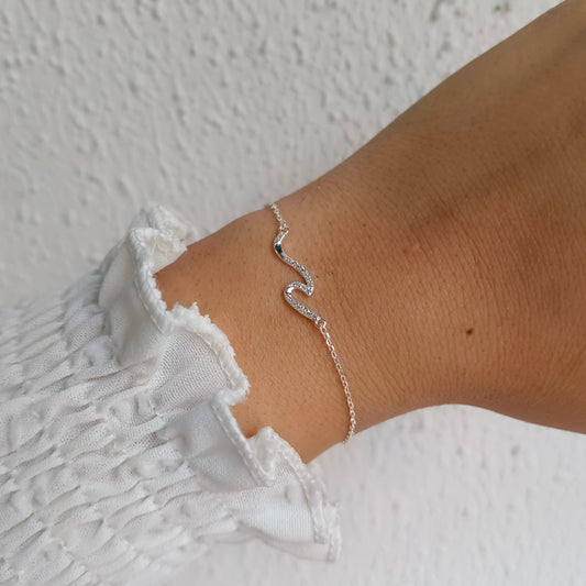 Pulsera Olas Plata 925