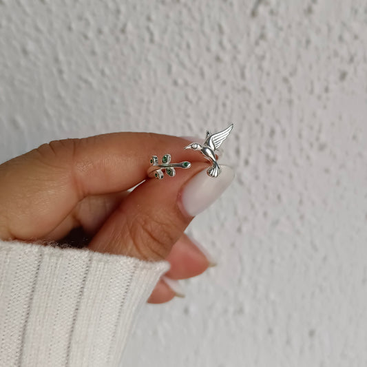 Anillo Colibrí Magic - Plata 925
