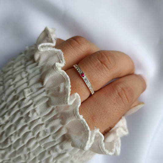 Anillo Amor Brillante – Plata 925