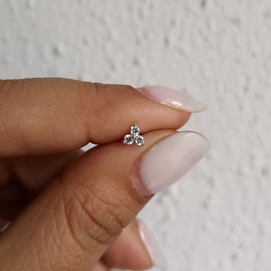 Piercing Pétalos - Plata 925