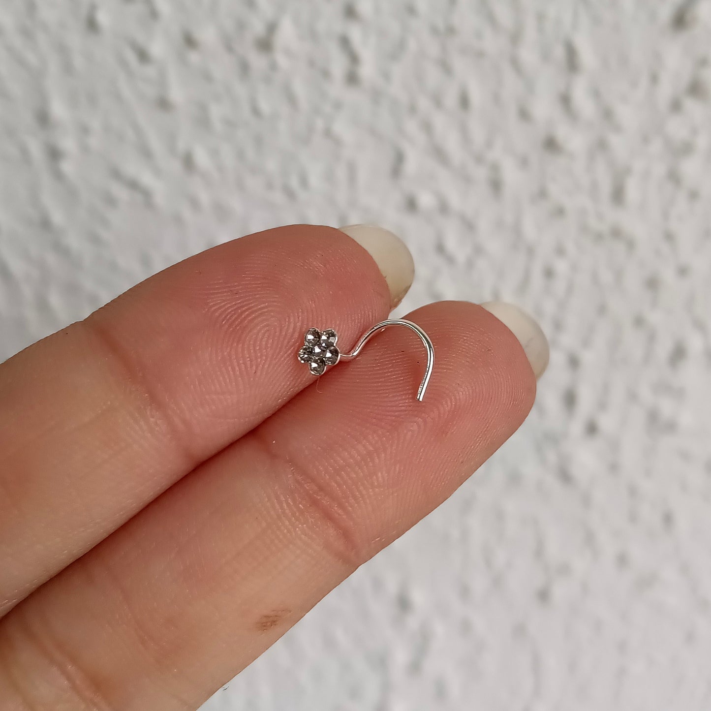 Piercing Flor Bright - Plata 925