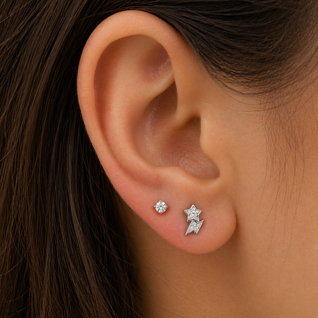 Piercing Mini Galaxia - Plata 925