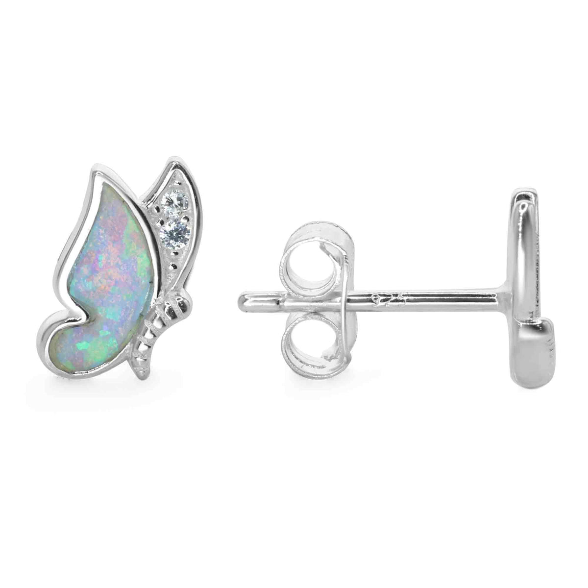 Aros Mariposa Opalo