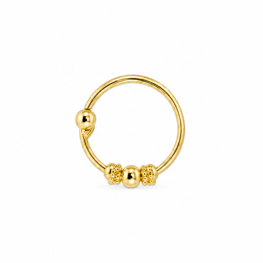 Piercing Bali Baño Oro 18k