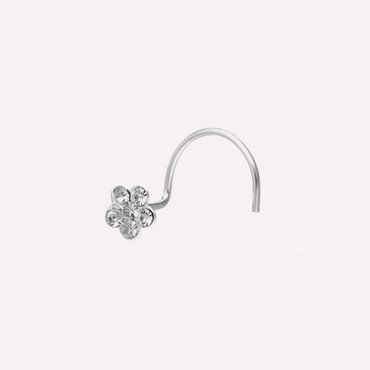 Piercing Flor Bright - Plata 925