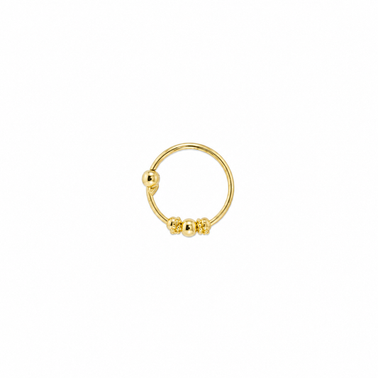 Piercing Bali Baño Oro 18k