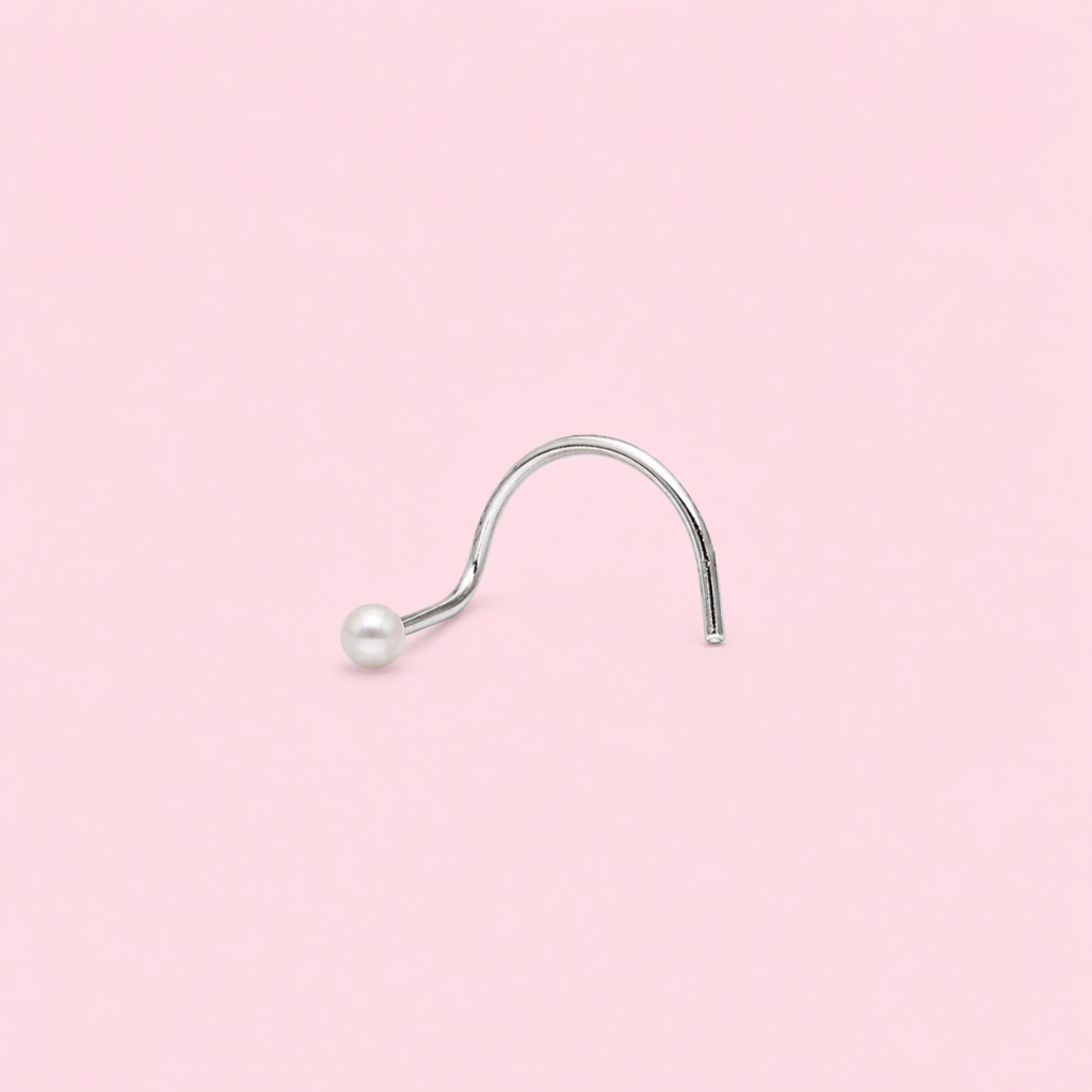 Piercing Nostril Perla - Plata 925