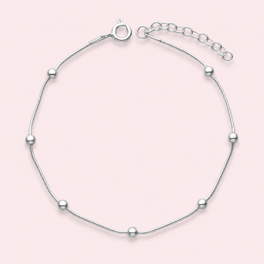 Pulsera Bolitas Minimalista - Plata 925